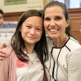 Ellison Engo with Science Minister Kirsty Duncan